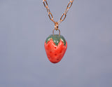 Red Strawberry Necklace