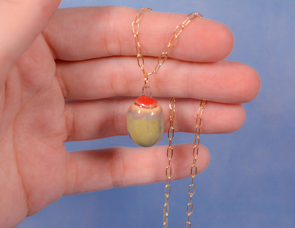 Light Olive Necklace