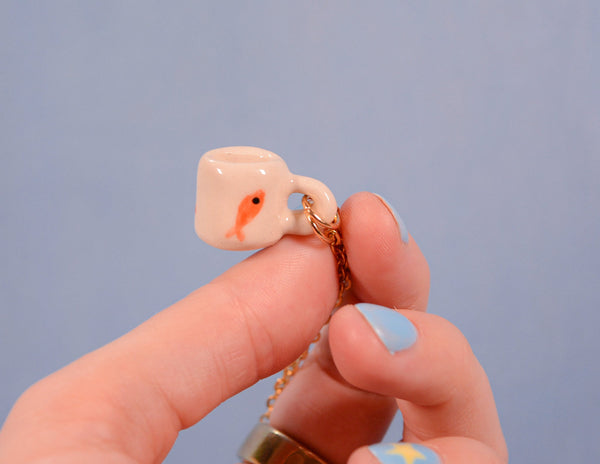 Goldfish Mug Necklace