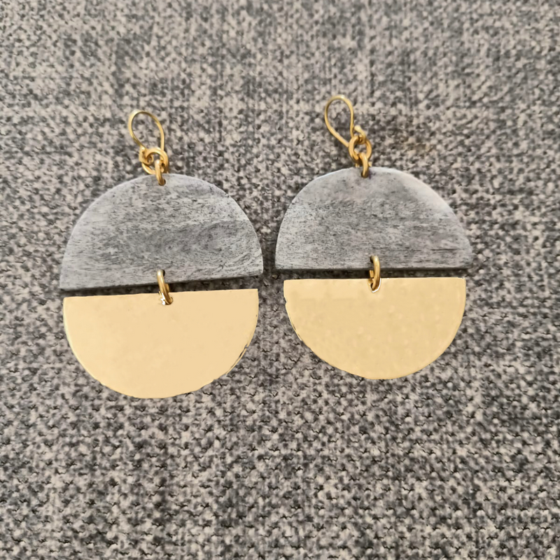 Diameter Drop Earrings