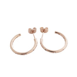 Dotted Crystal Hoops
