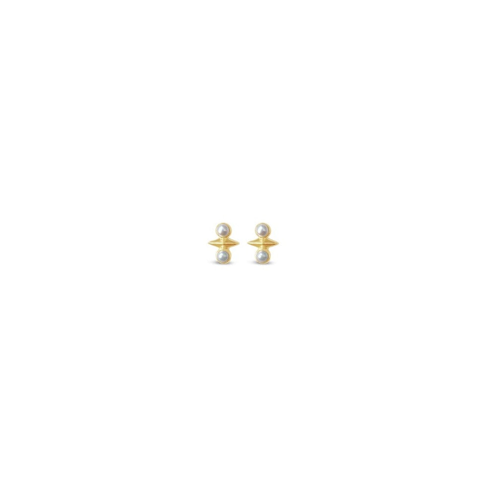 Atlas Earrings - Pearl