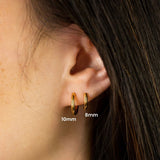 Essential Locking Sleeper Huggie Earrings