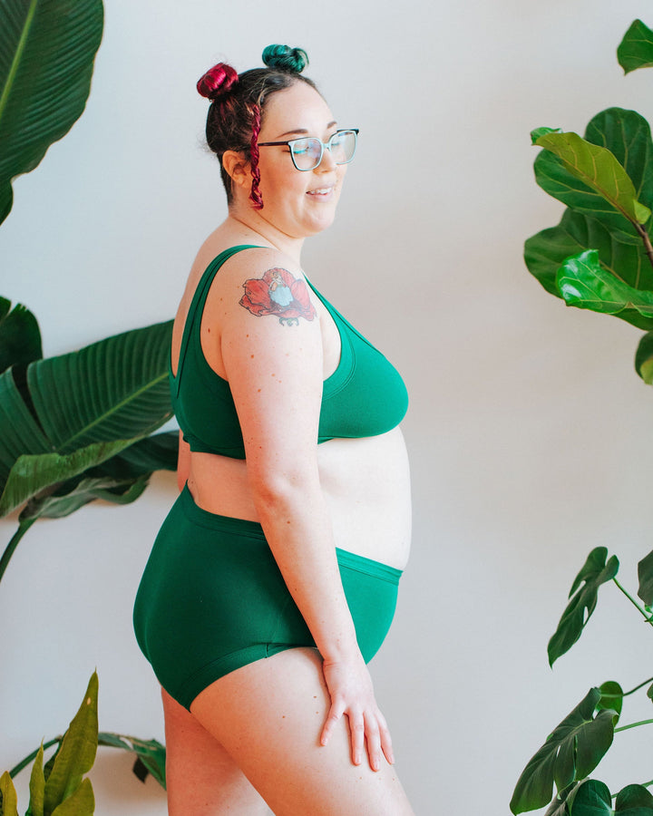 Bralette Emerald Green