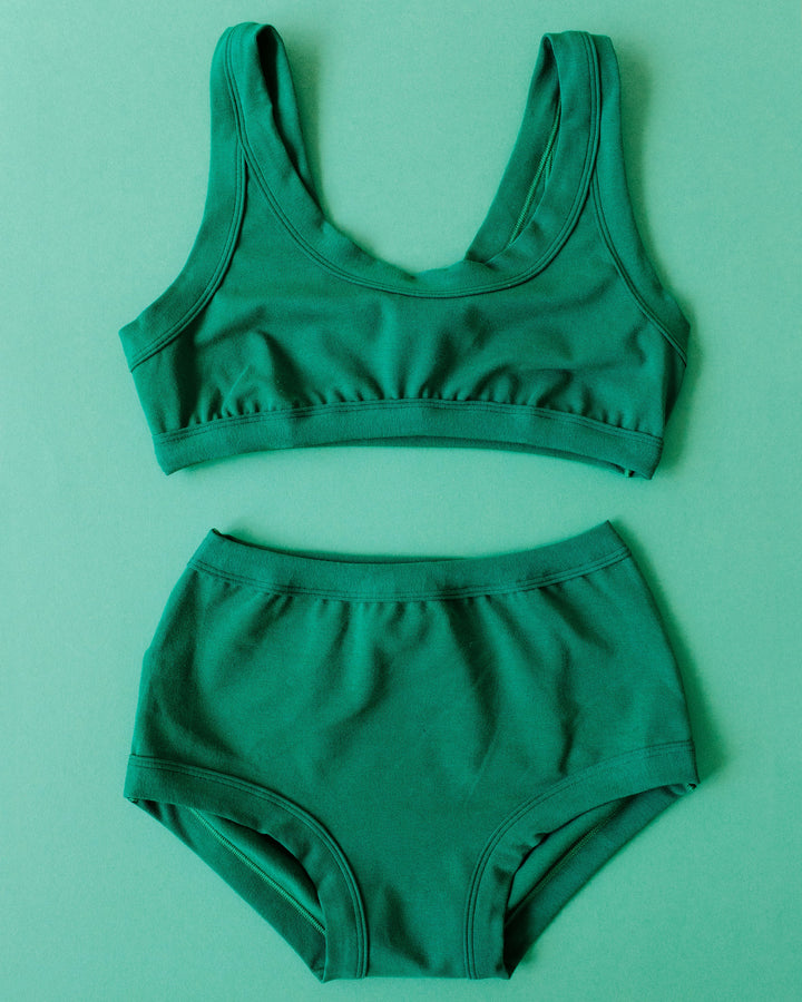 Bralette Emerald Green