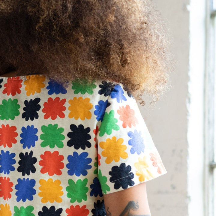 Frankie Top - Abstract Checkered