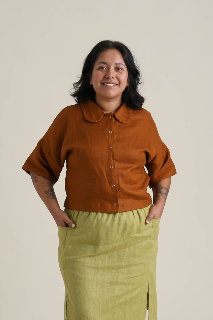 Ruthie Top in Rust