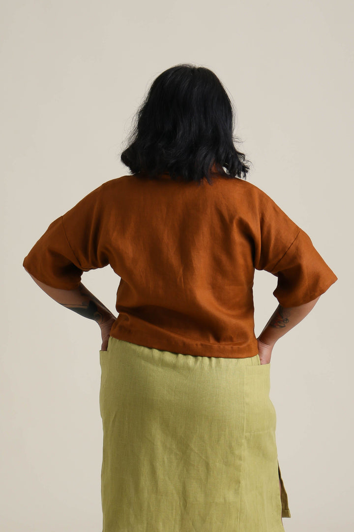Ruthie Top in Rust