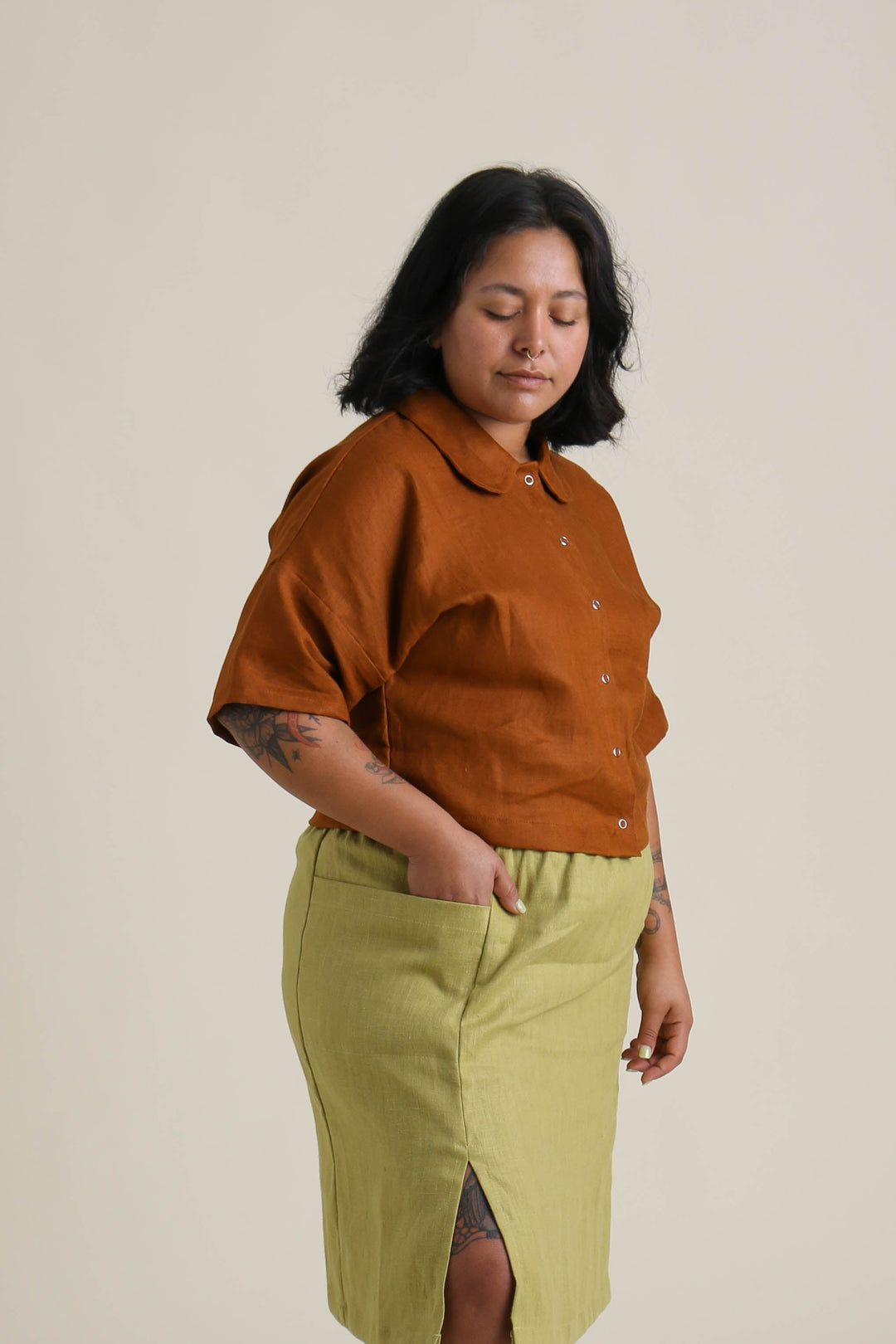 Ruthie Top in Rust