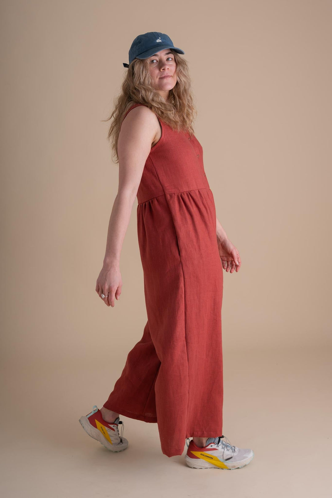 Backyard Jumpsuit (Updated) in Paprika