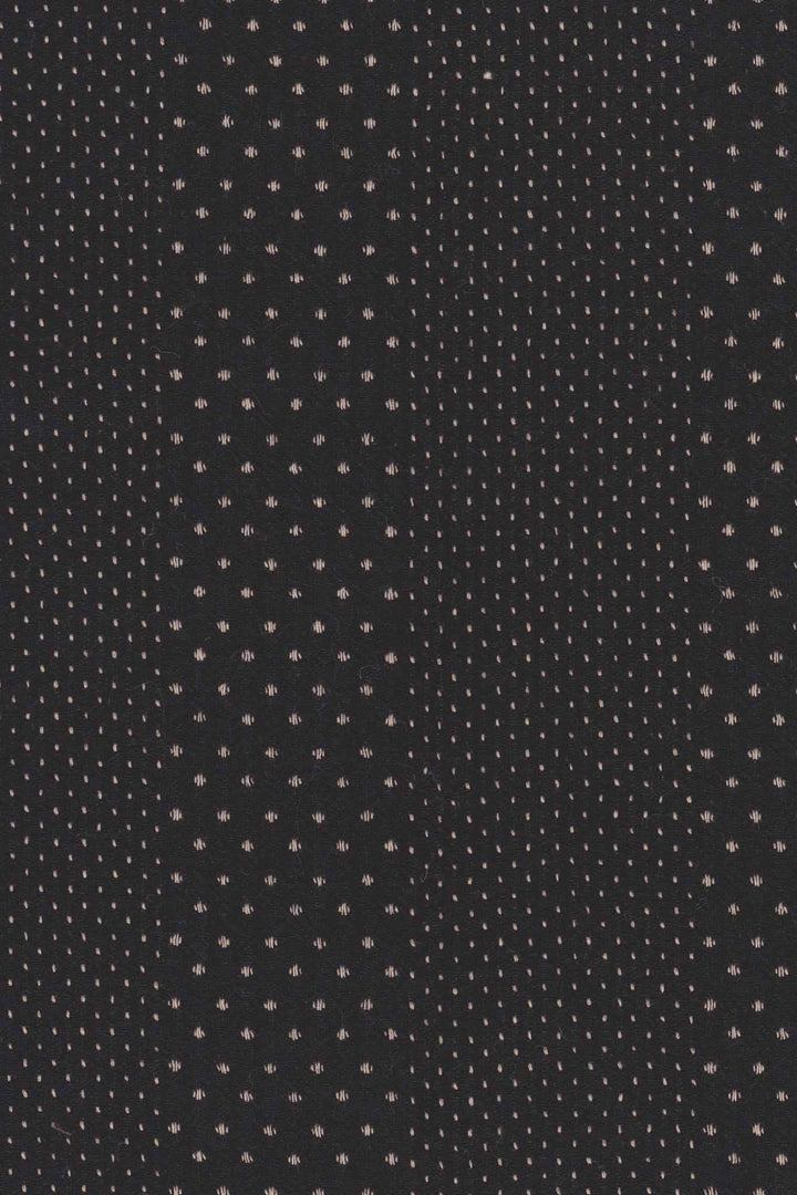 Brook Dress in Black w/ Brown Dot