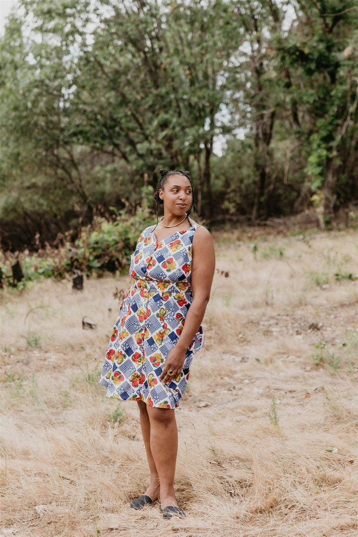 Sheet Dress in Sweet Fruits