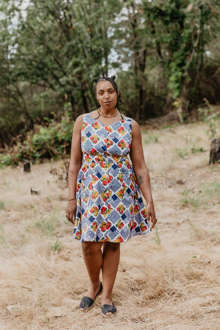 Sheet Dress in Sweet Fruits