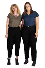 Dolman top in Olive Rayon Twill
