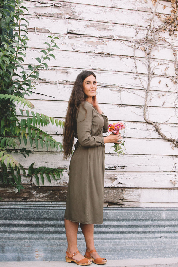 Vera Dress in Olive