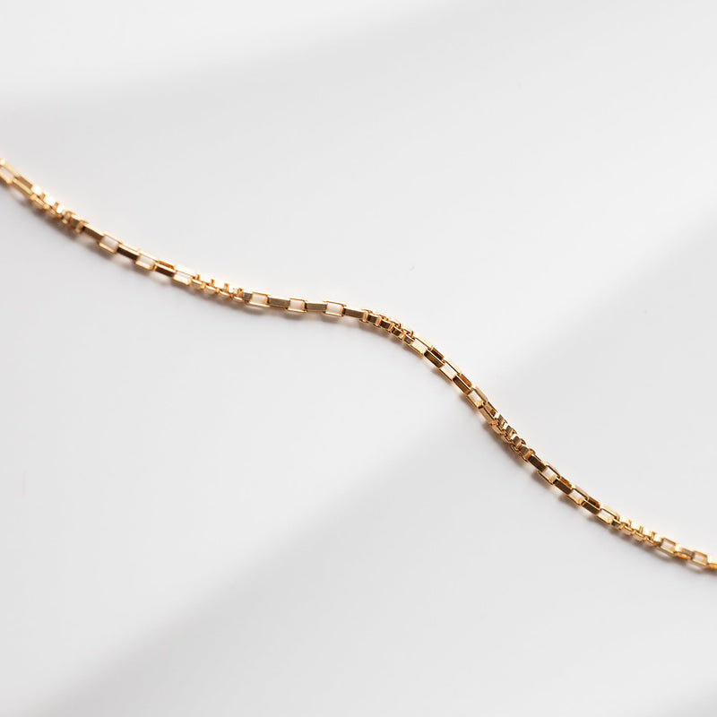 Fiona Mini Figaro Box Chain Necklace