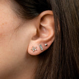 Flora Crystal Stud Earrings