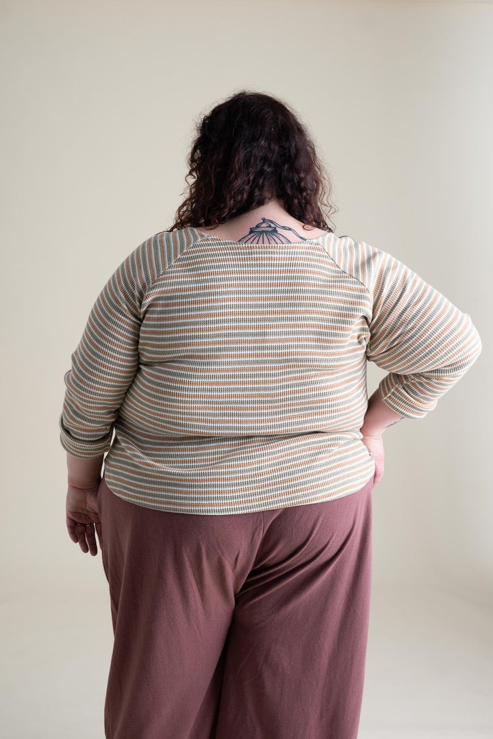 Thermal Camp Top in Desert Stripe