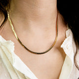 Gigi Herringbone Chain Necklace