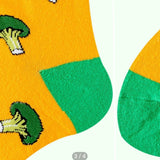 Broccoli Patterned Socks from the Sock Panda (Adult Medium)