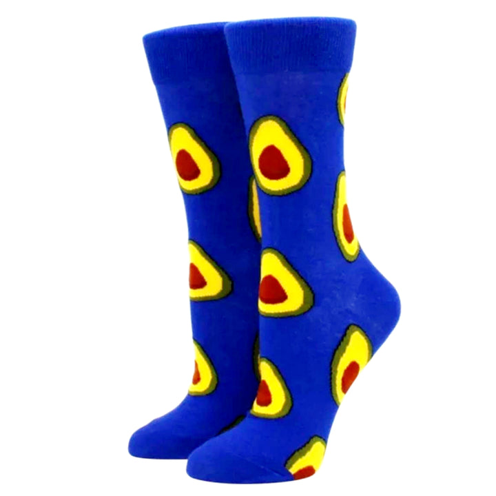 Avocado Patterned Socks from the Sock Panda (Adult Large)