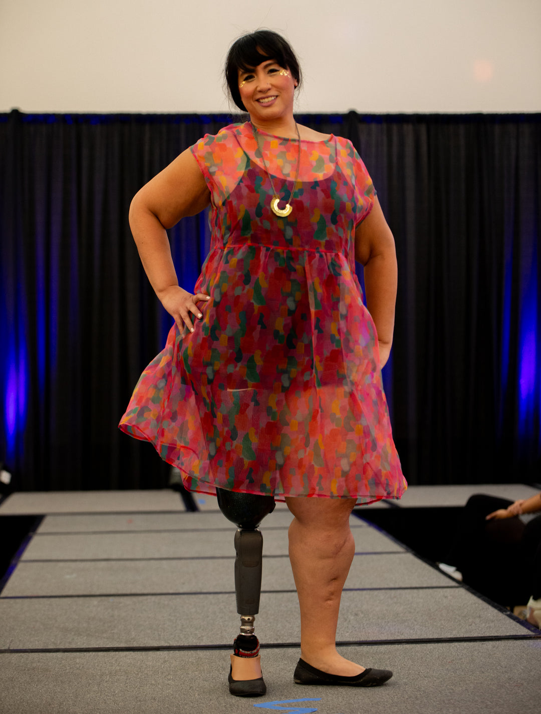 Florence Dress in Watercolor Organza