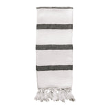 Turkish Cotton + Bamboo Hand Towel - Single Stripe