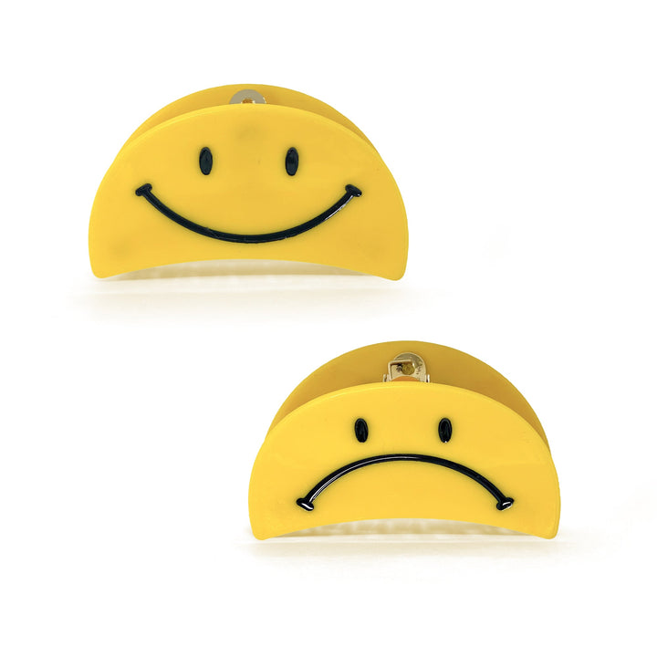 Turn That Frown Upside Down Hair Claw