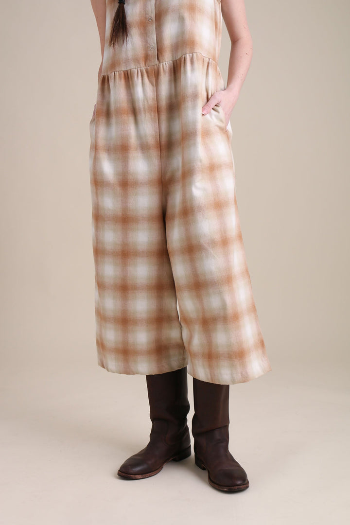 Foxfibre® Backyard Jumpsuit in White Pine
