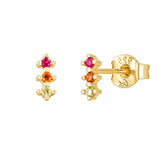 Hannah Gold Ombre Earring Studs