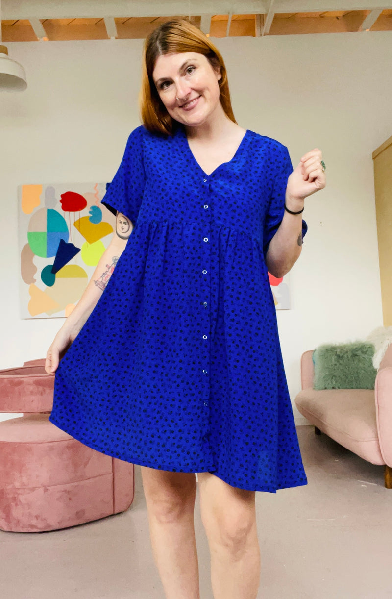 Caitlyn Dress in Ultra Izmir Purple