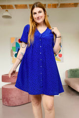Caitlyn Dress in Ultra Izmir Purple
