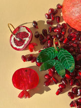 Pomegranate • Ρόδι • Ródi Earrings