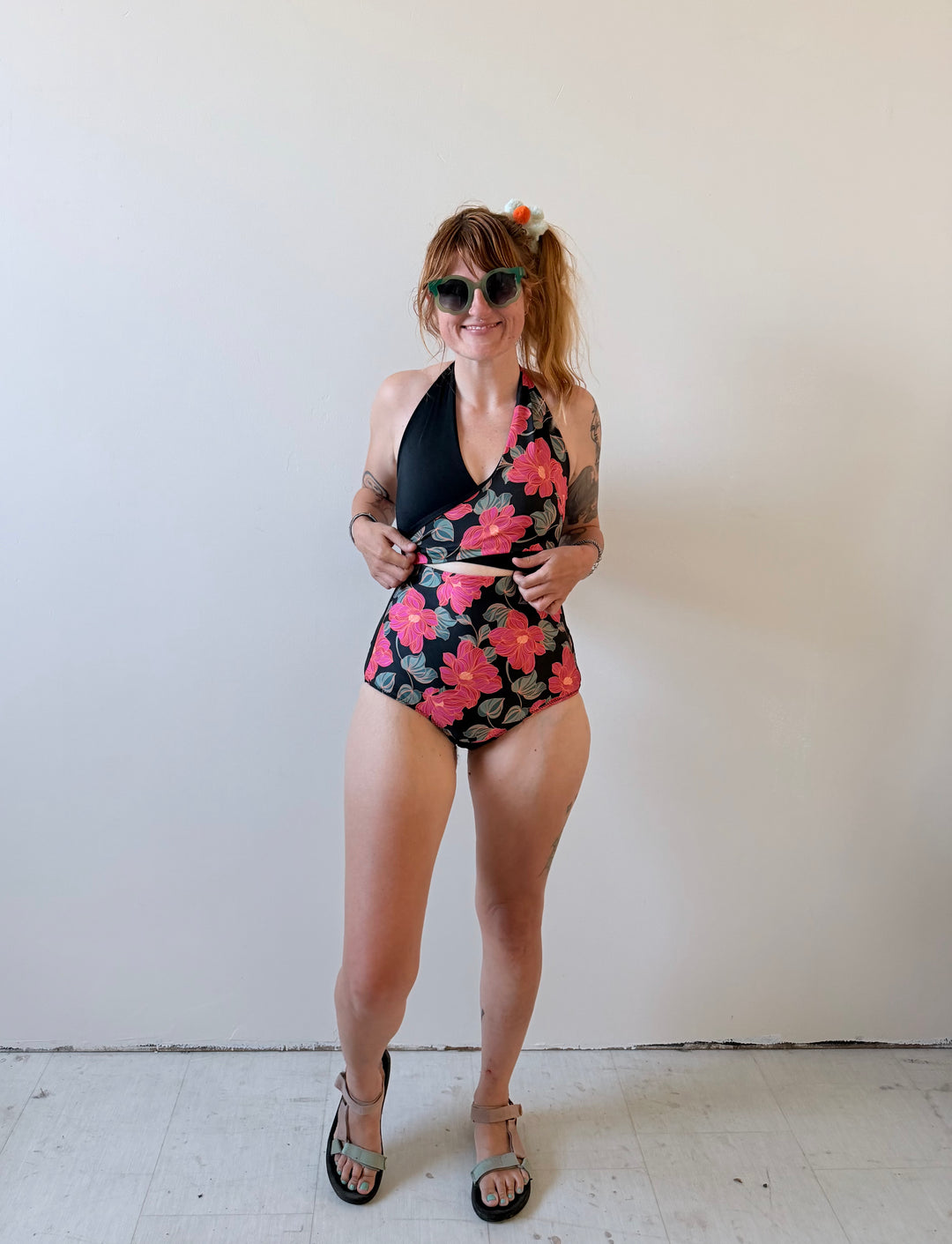 Selka Swimsuit in Dahlia Deadstock