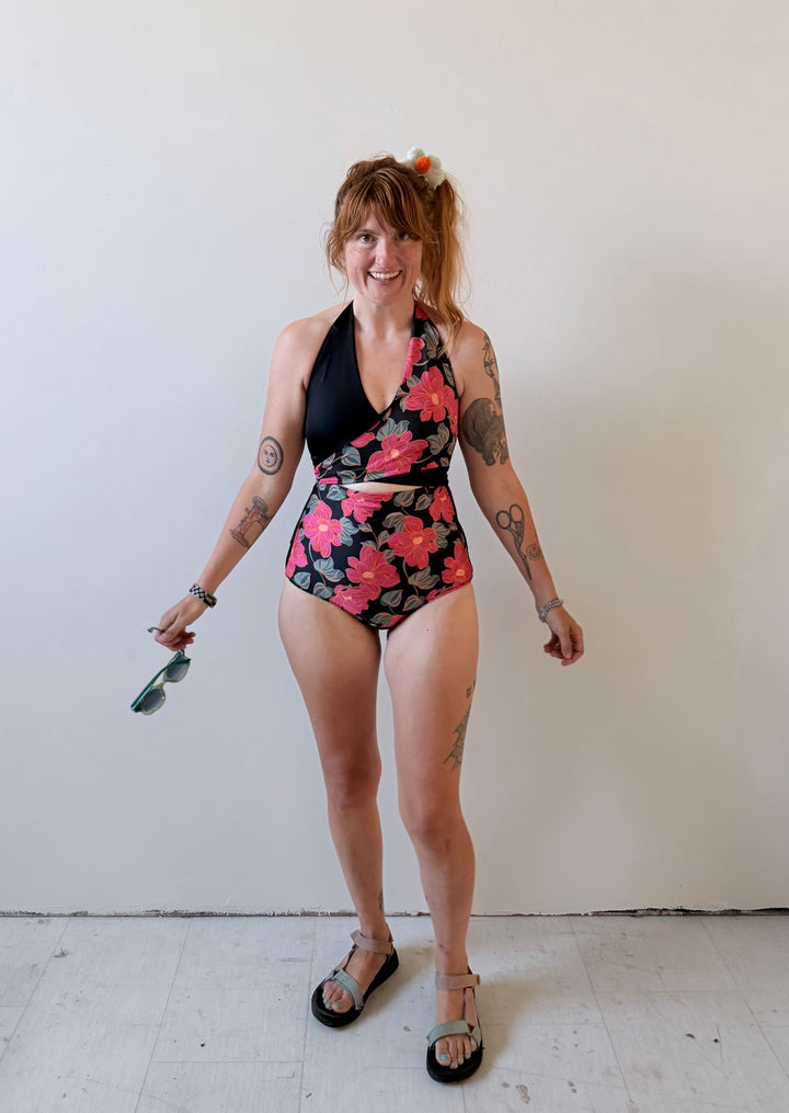 Selka Swimsuit in Dahlia Deadstock