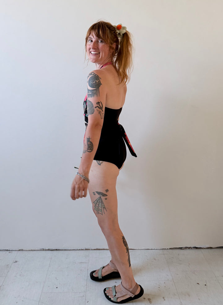 Selka Swimsuit in Dahlia Deadstock