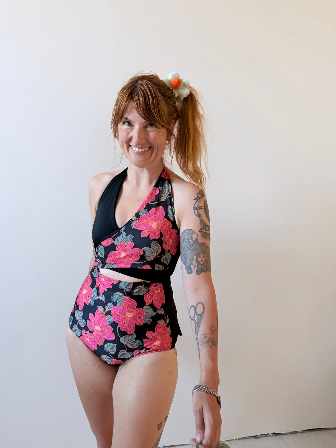 Selka Swimsuit in Dahlia Deadstock