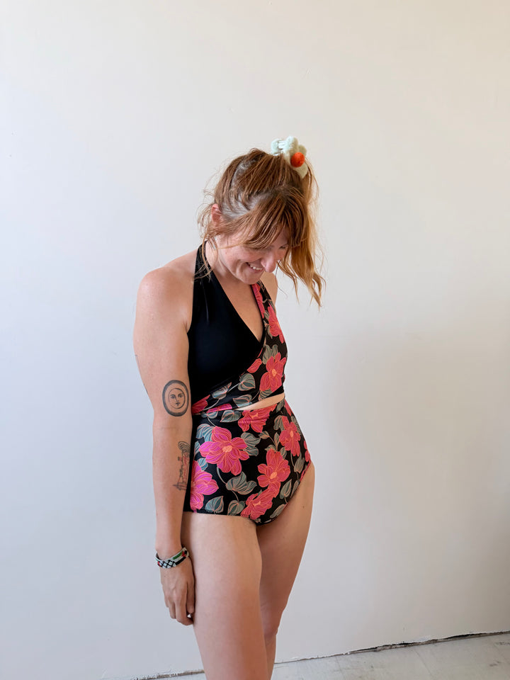 Selka Swimsuit in Dahlia Deadstock
