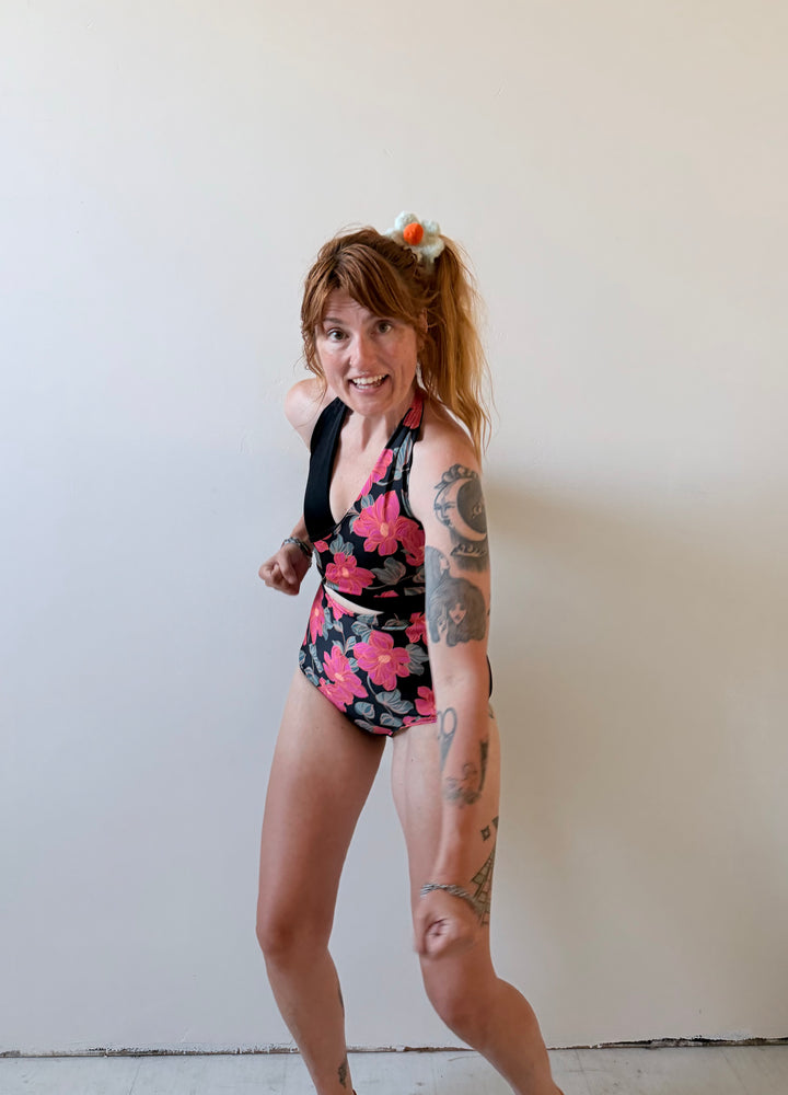 Selka Swimsuit in Dahlia Deadstock