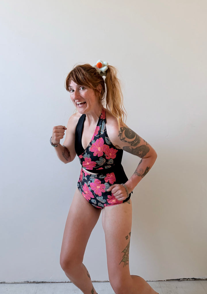Selka Swimsuit in Dahlia Deadstock