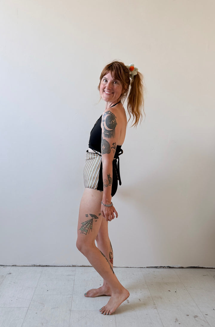 Selka Swimsuit in Studio54 Sparkle Stripe