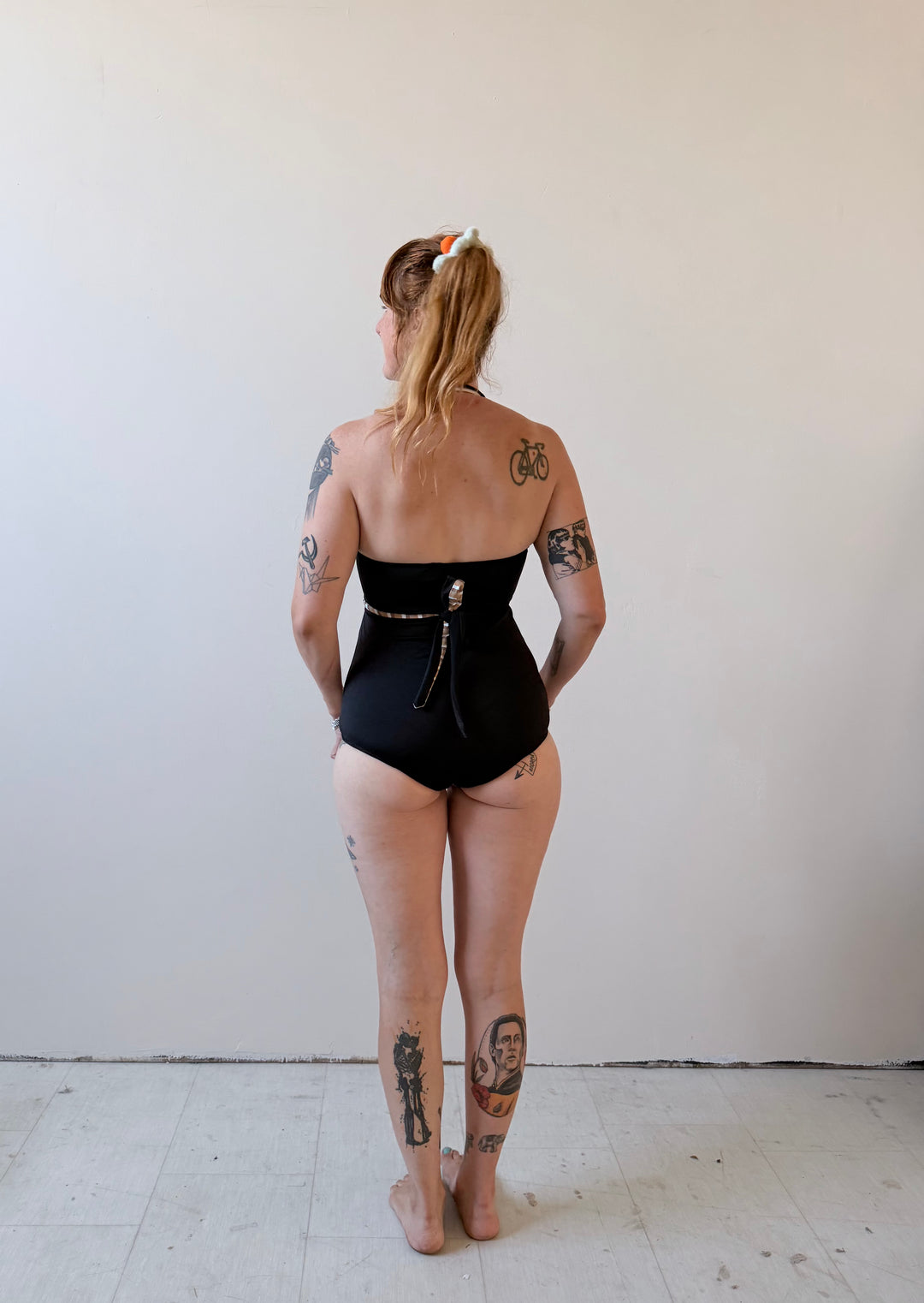 Selka Swimsuit in Studio54 Sparkle Stripe