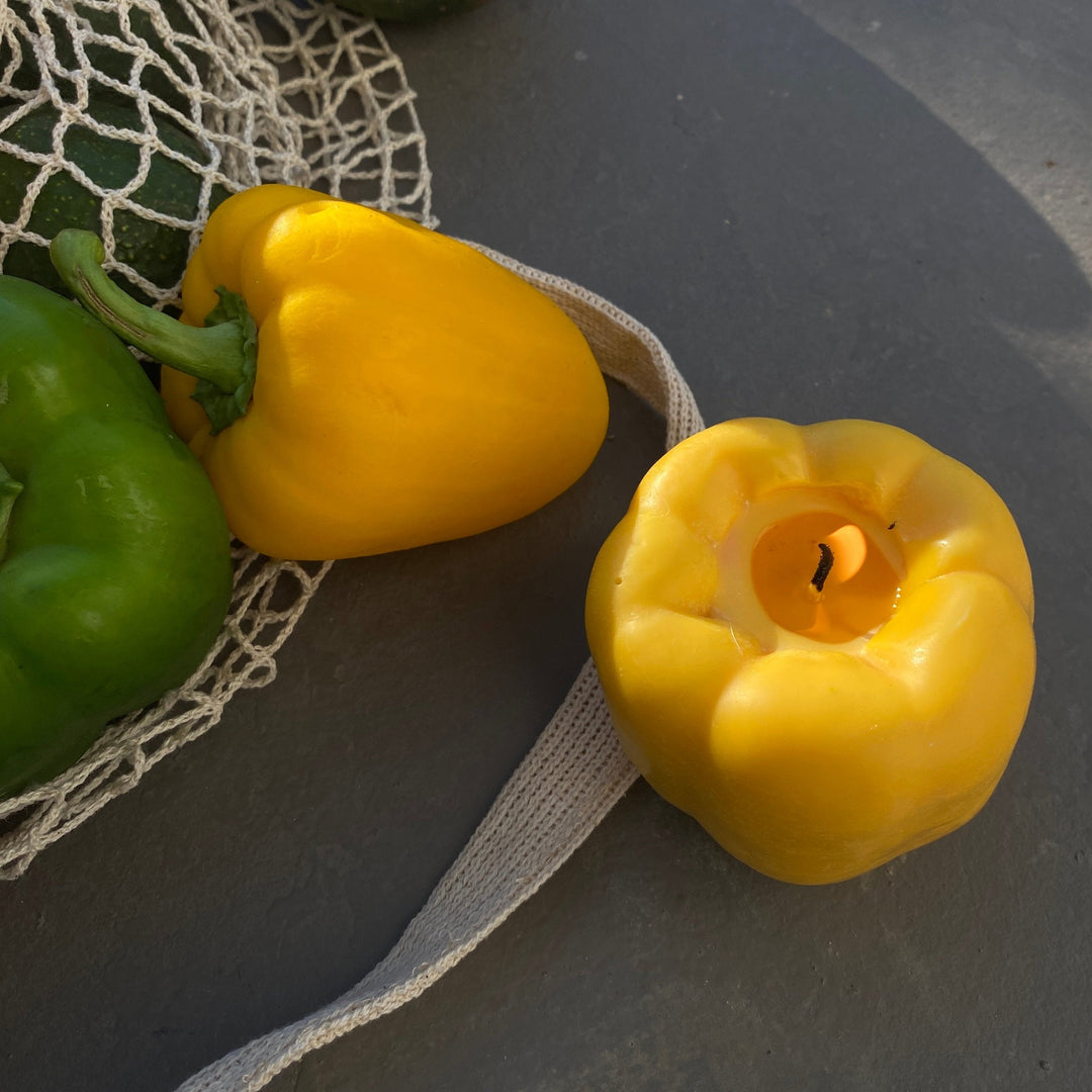 Bell Pepper Candle - Yellow