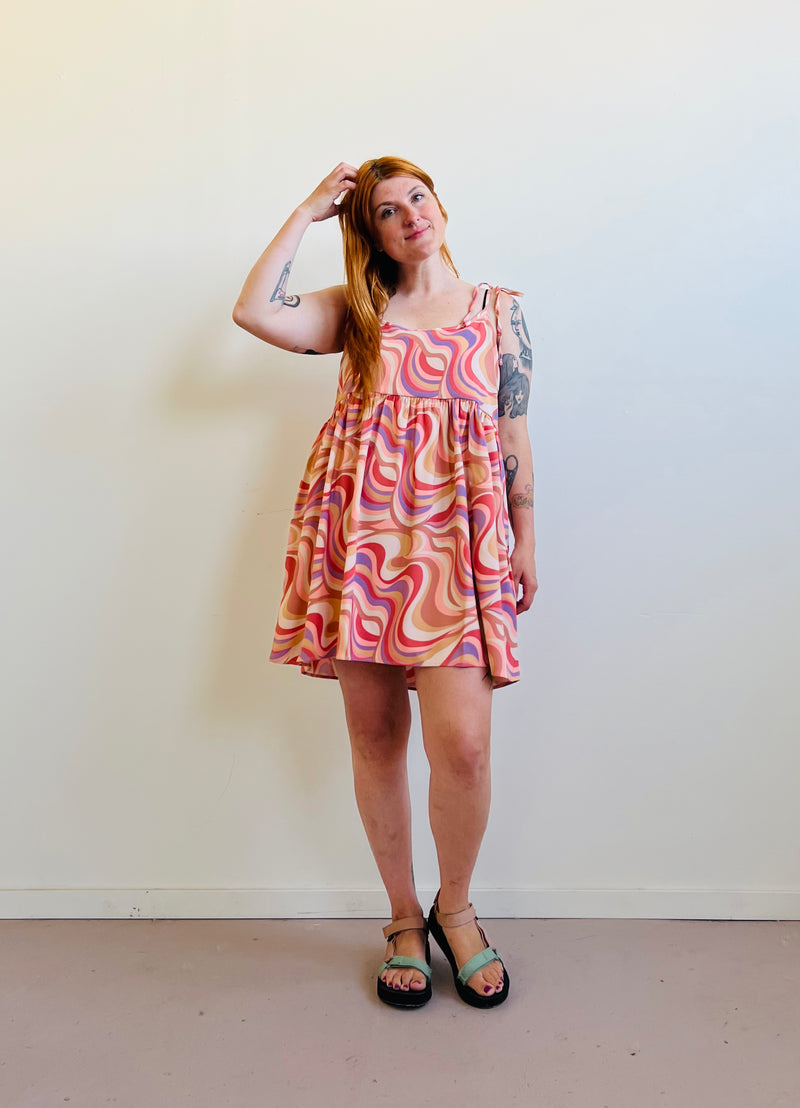 Edith Mini Dress in Painted Hills