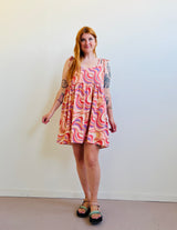 Edith Mini Dress in Painted Hills