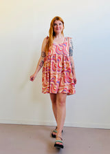 Edith Mini Dress in Painted Hills