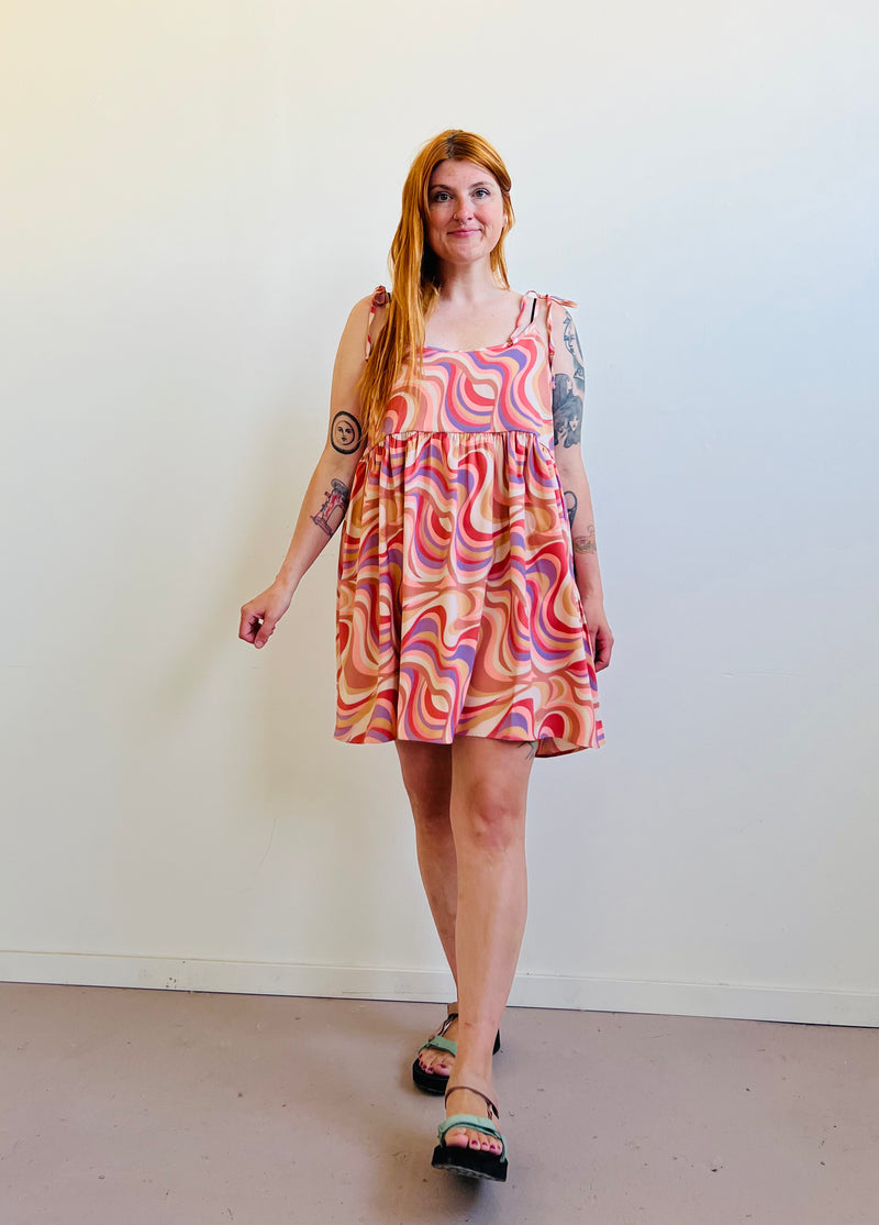 Edith Mini Dress in Painted Hills