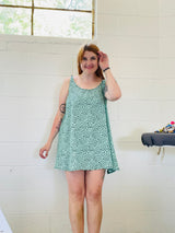 Mint Chip Mini Dress