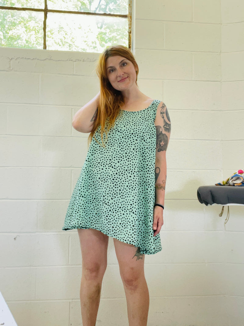 Mint Chip Mini Dress