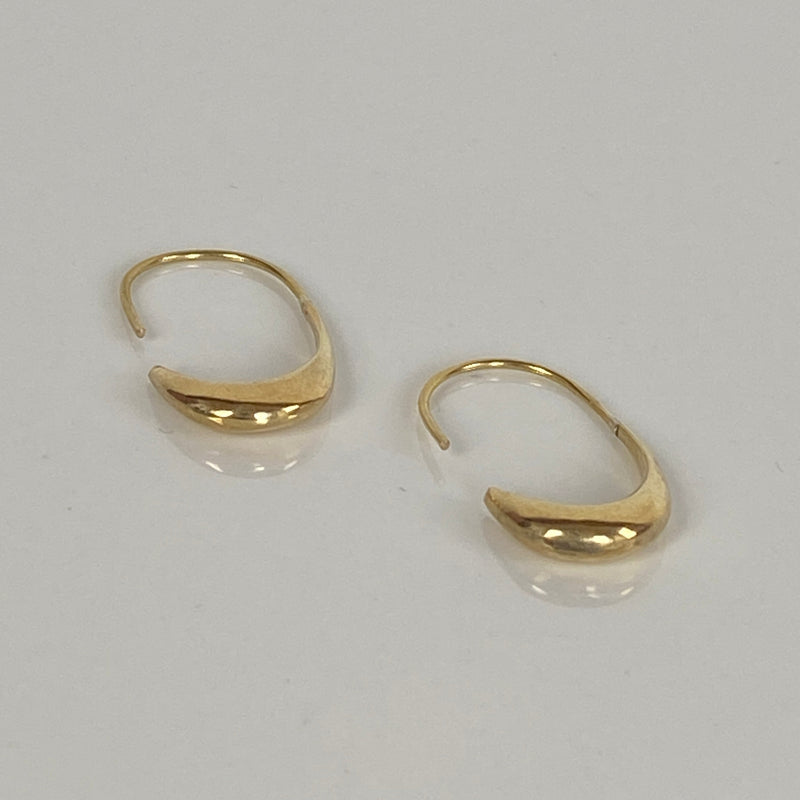 Crescent Hoop Earrings